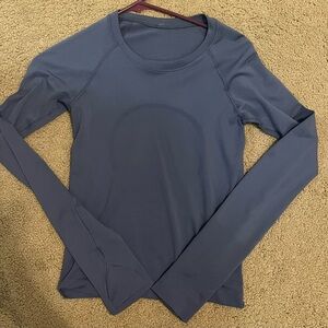 NWOT Lululemon athletica Navy Long Sleeve Top